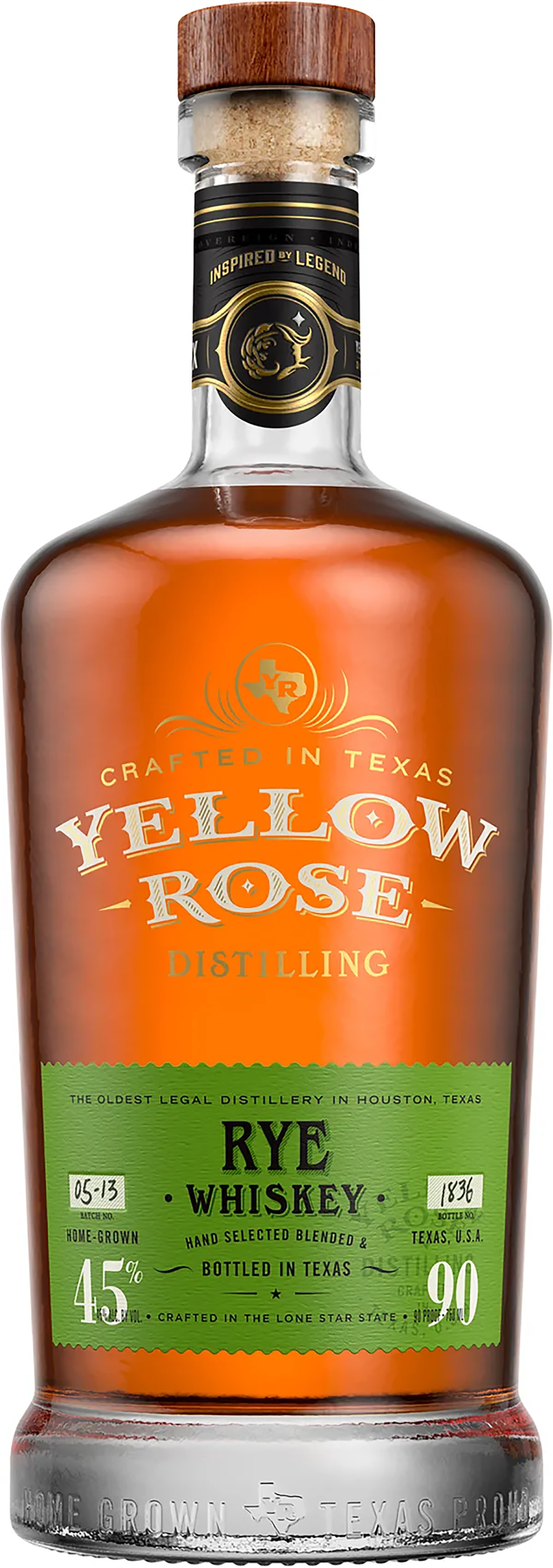 Yellow Rose Rye Whiskey
