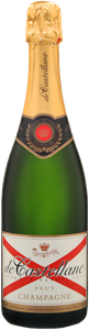 De Castellane Brut shamppanja 0,75L 75cl vihreä lasipullo