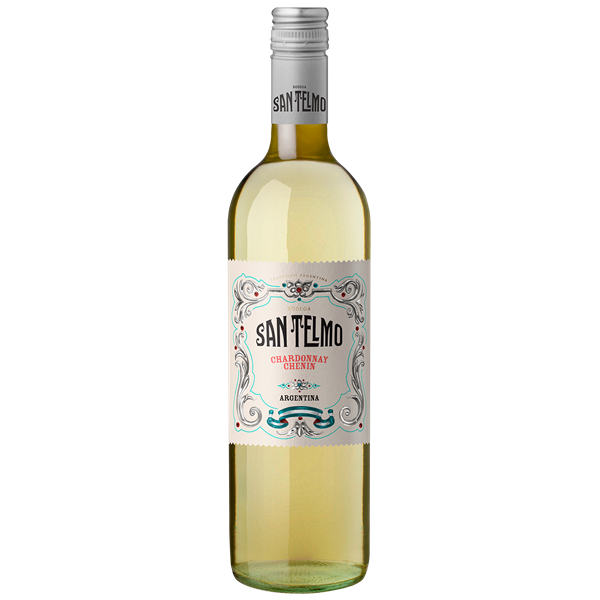 San Telmo Chardonnay-Chenin valkoviini, lasipullo
