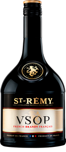 St. Remy VSOP brandy, lasipullo