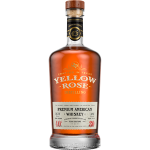 Yellow Rose Premium American whiskey 70cl, lasipullo