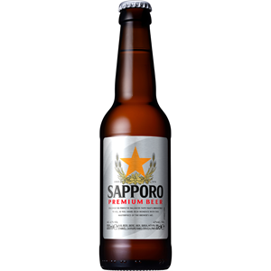 Sapporo Premium Lager lasipullo